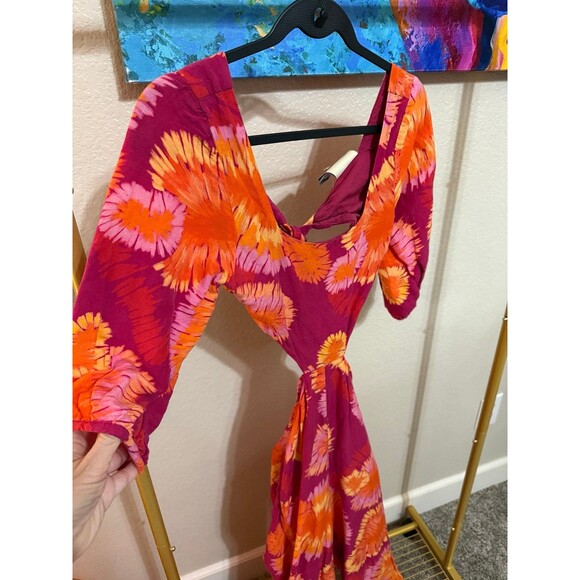 Farm Rio x Anthropologie Tie-Back Cutout Jumpsuit XS - Picture 4 of 8